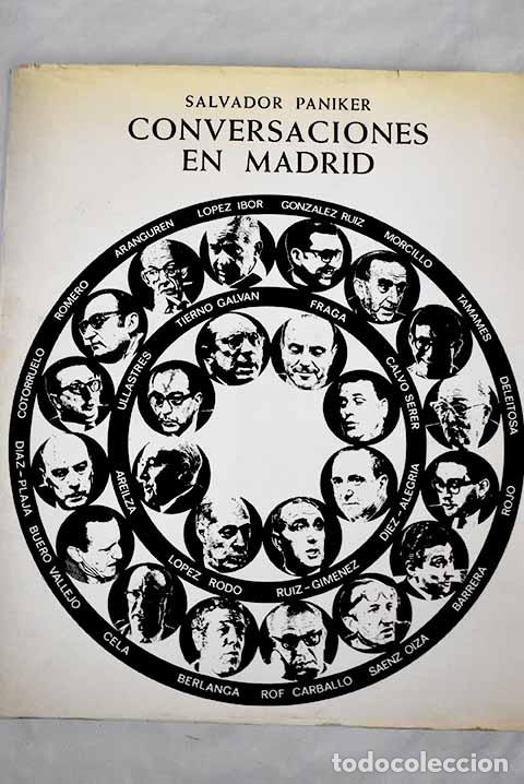 Libros: Conversaciones en Madrid.- P&aacute;niker, Salvador - Foto 1