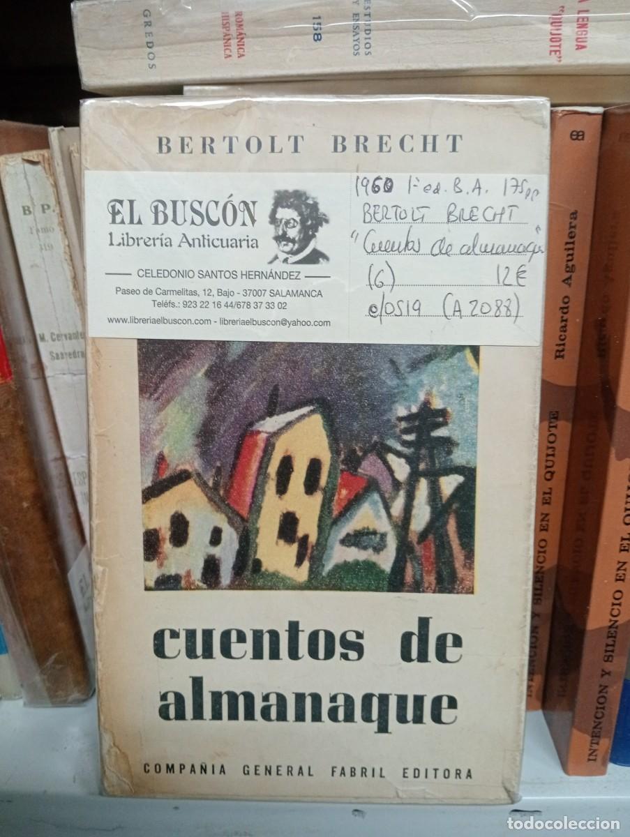 Libros: BRECHT, BERTOLT. - Cuentos de almanaque. - Foto 1