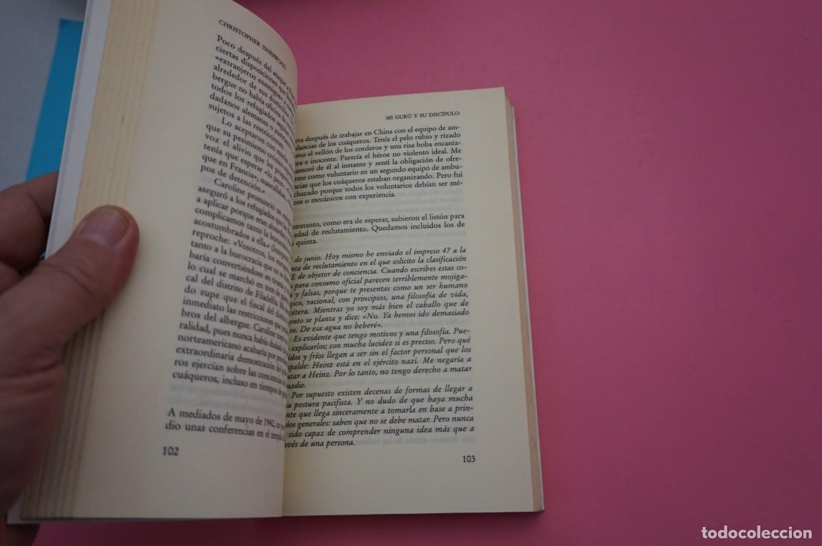 Libros: M4F/ MI GURU Y SU DISCIPULO - CHRISTOPHER ISHERWOOD / MUCHNIK EDITORES - Foto 4