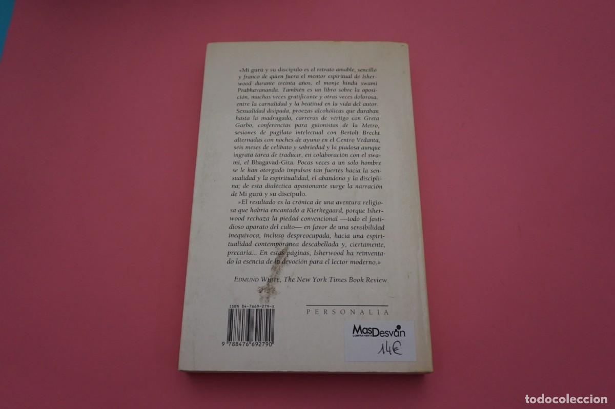 Libros: M4F/ MI GURU Y SU DISCIPULO - CHRISTOPHER ISHERWOOD / MUCHNIK EDITORES - Foto 5