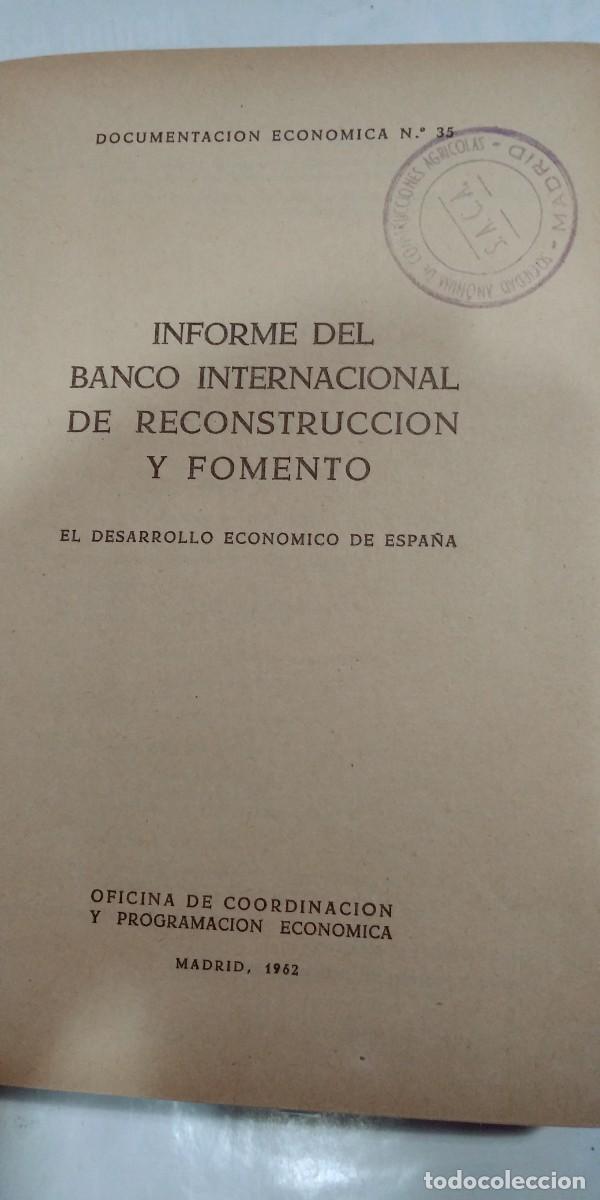Libros: Informe del banco internacional de reconstrucci&oacute;n y fomento - Foto 3