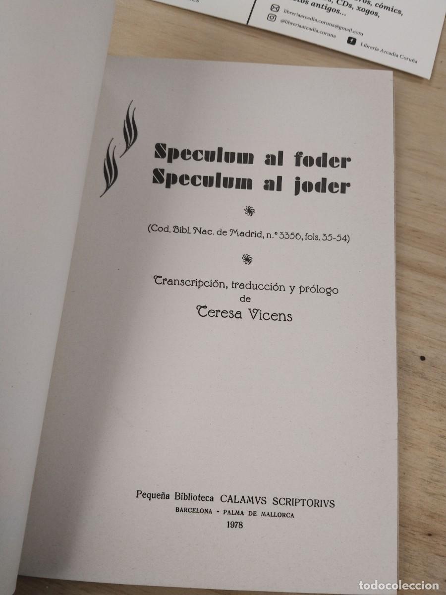 Libros: Speculum al Joder. Tratado de recetas y consejos sobre el coito. - Ediciones Ola&ntilde;eta - Foto 3