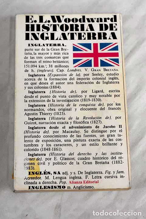 Libros: Historia de Inglaterra.- Woodward, E. L. - Foto 1
