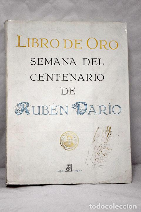 Libros: Libro de Oro: semana del centenario de Ruben Dario (1867-1967) - Foto 1