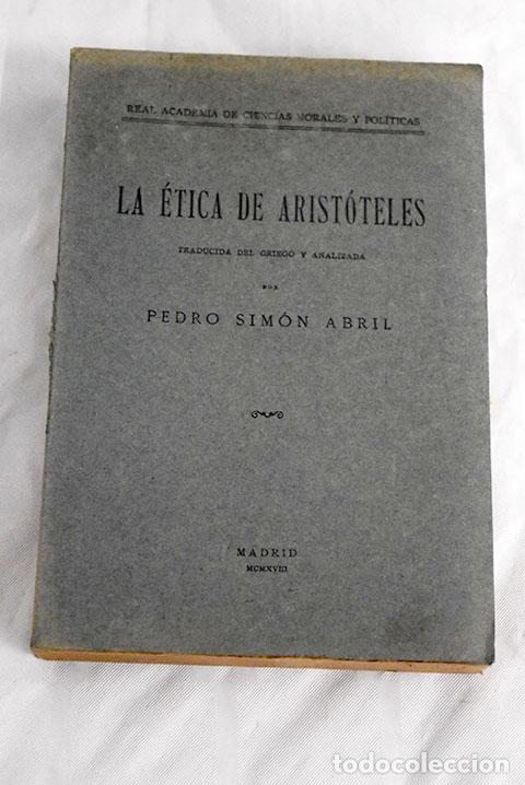 Libros: La &Eacute;tica de Arist&oacute;teles.- Arist&oacute;teles - Foto 1