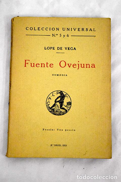 Libros: Fuente Ovejuna: comedia.- Vega, Lope de - Foto 1