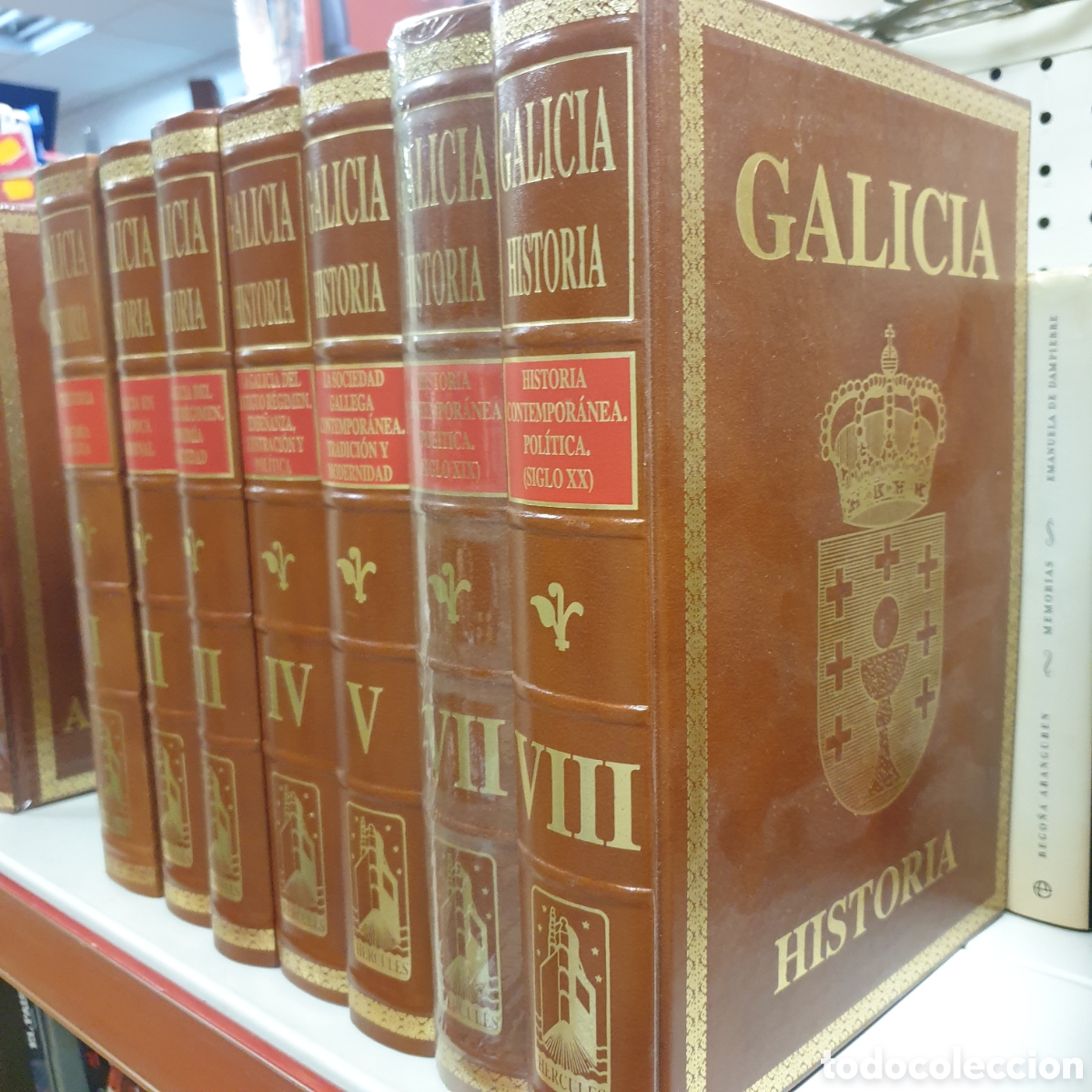 Libros: GALICIA HISTORIA EDICIONES H&Eacute;RCULES 8 VOLUMENES - Foto 1