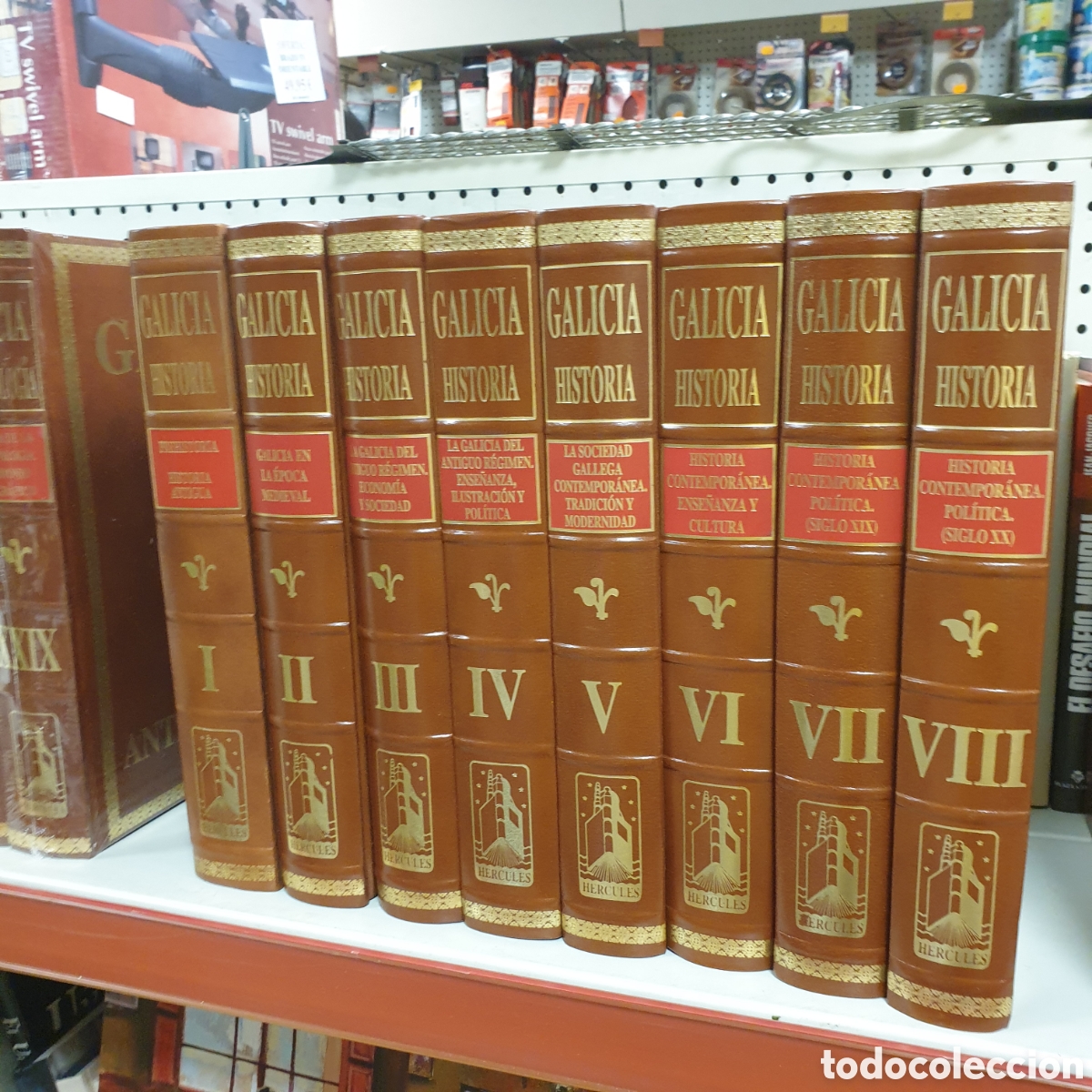 Libros: GALICIA HISTORIA EDICIONES H&Eacute;RCULES 8 VOLUMENES - Foto 2