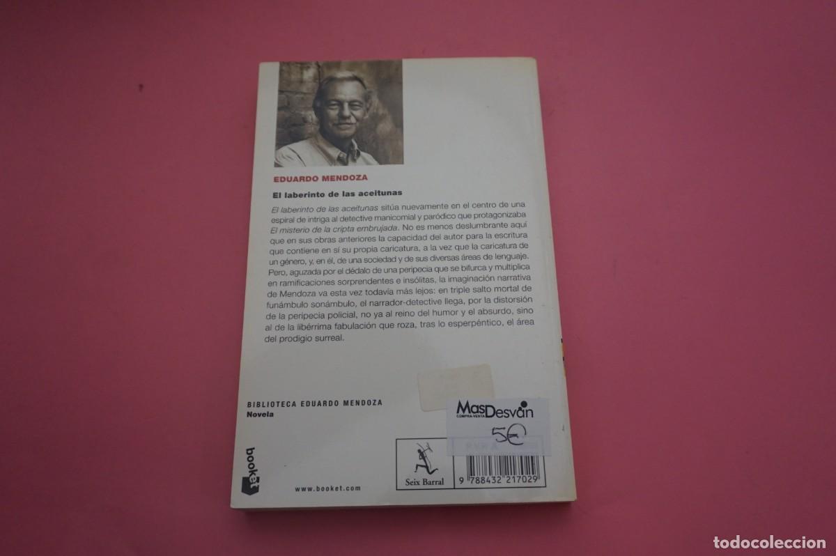 Libros: 6A/ EL LABERINTO DE LAS ACEITUNAS - EDUARDO MENDOZA / SEIX BARRAL - Foto 5
