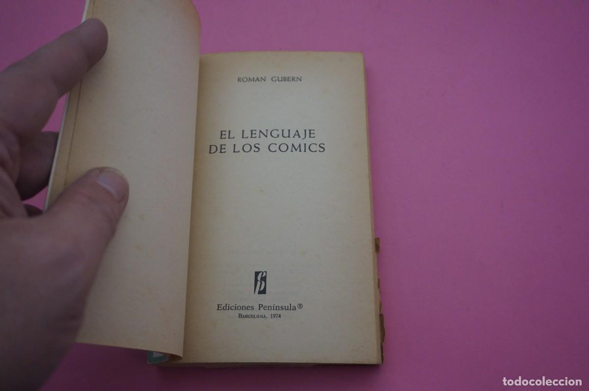 Libros: 22B/ EL LENGUAJE DE LOS COMICS - ROMAN GUBERN / EDICIONES PENINSULA - Foto 2