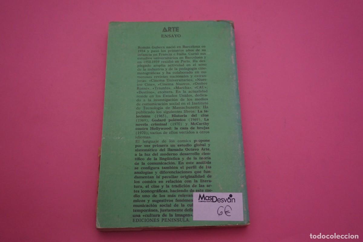 Libros: 22B/ EL LENGUAJE DE LOS COMICS - ROMAN GUBERN / EDICIONES PENINSULA - Foto 5