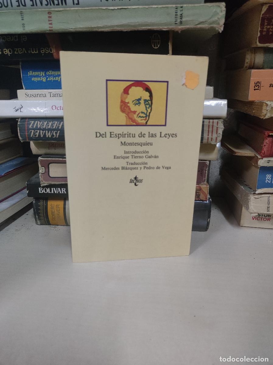 Libros: Del Espiritu De Las Leyes - Montesquieu, Charles De Secondat, Baron De - Foto 1