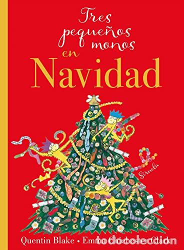 Libros: TRES PEQUE&Ntilde;OS MONOS EN NAVIDAD. - BLAKE, QUENTIN - Foto 1