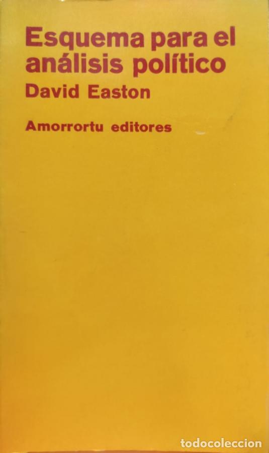 Libros: Esquema para el an&aacute;lisis pol&iacute;tico - David Easton - Foto 1