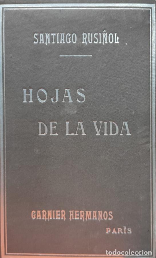 Libros: HOJAS DE LA VIDA - Santiago Rusi&ntilde;ol - Foto 1