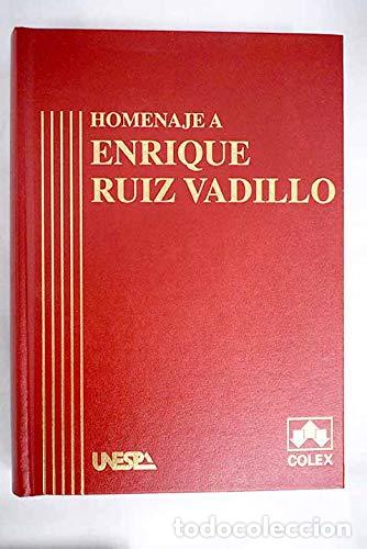 Libros: HOMENAJE A ENRIQUE RUIZ VADILLO - VARIOS - Foto 1
