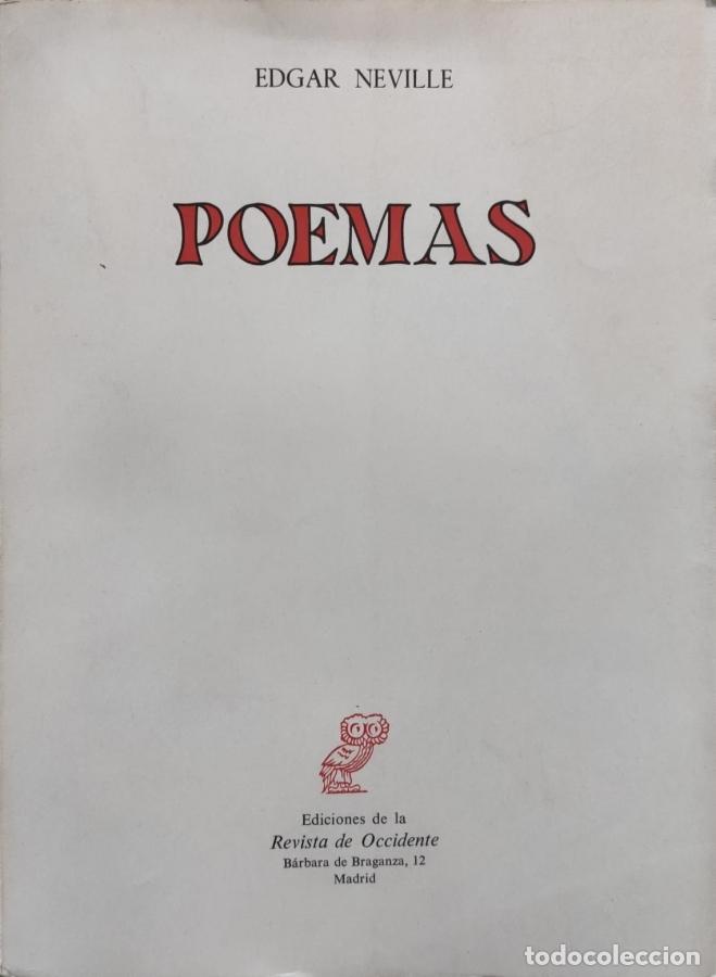 Libros: POEMAS - Edgar Neville - Foto 1