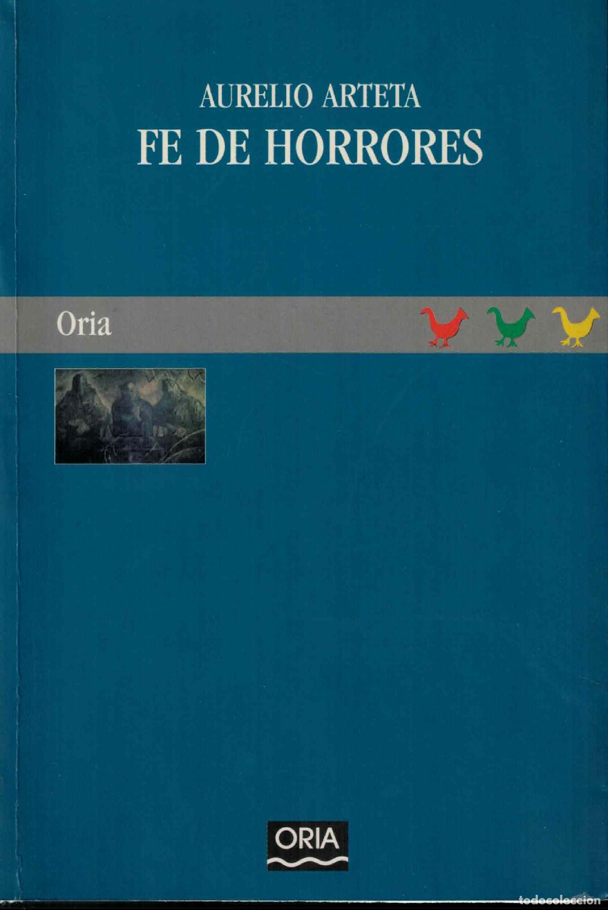 Libros: Fe de horrores. - Aurelio Arteta - Foto 1