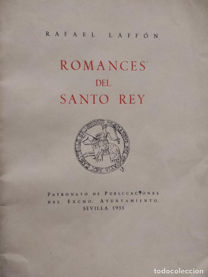 Libros: ROMANCES DEL SANTO REY - LAFF&Oacute;N, RAFAEL - Foto 1