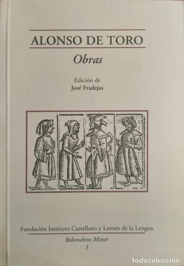 Libros: OBRAS. - DE TORO, ALONSO. - Foto 1