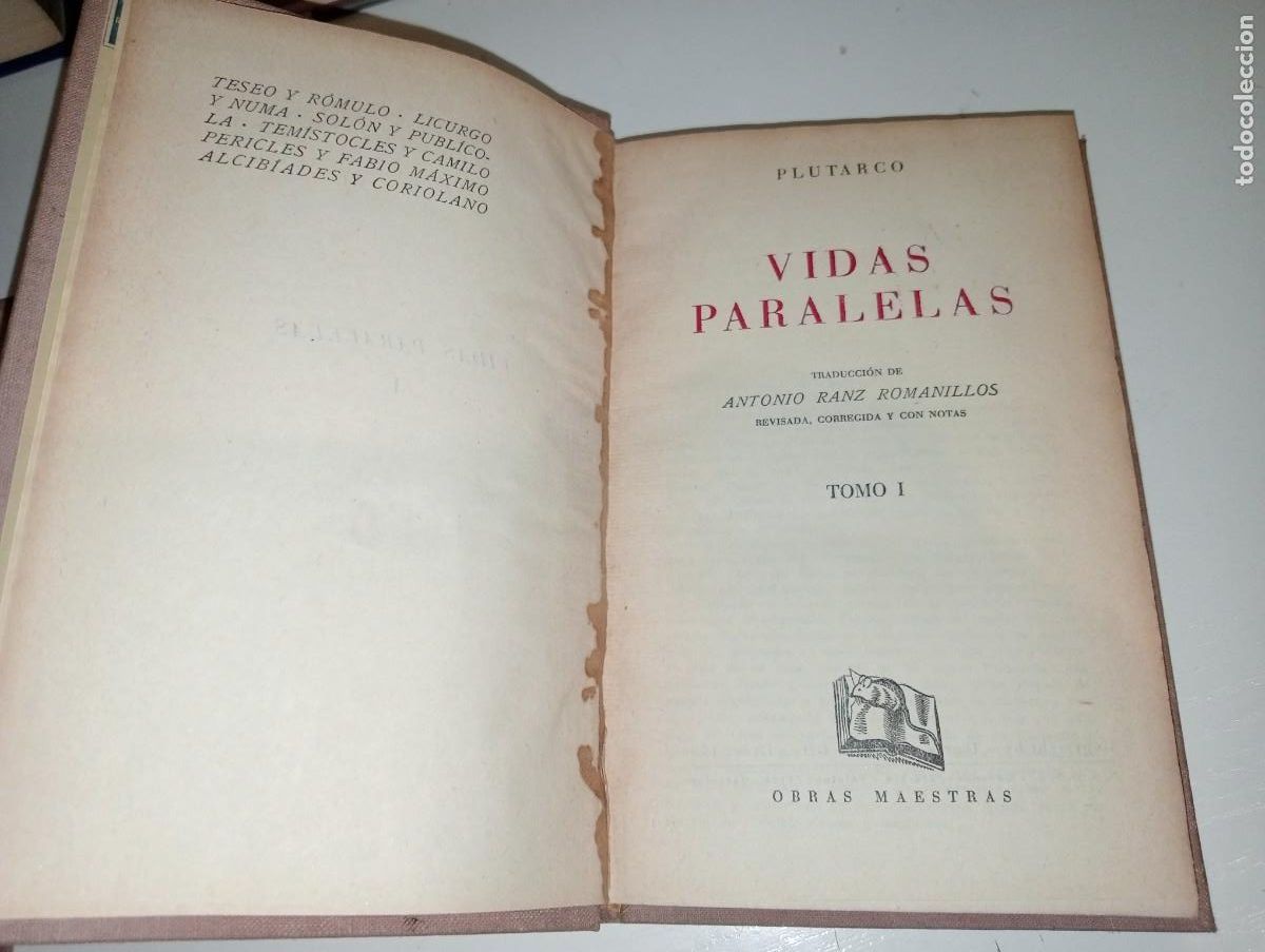 Libros: Vidas paralelas. Plutarco - Foto 3
