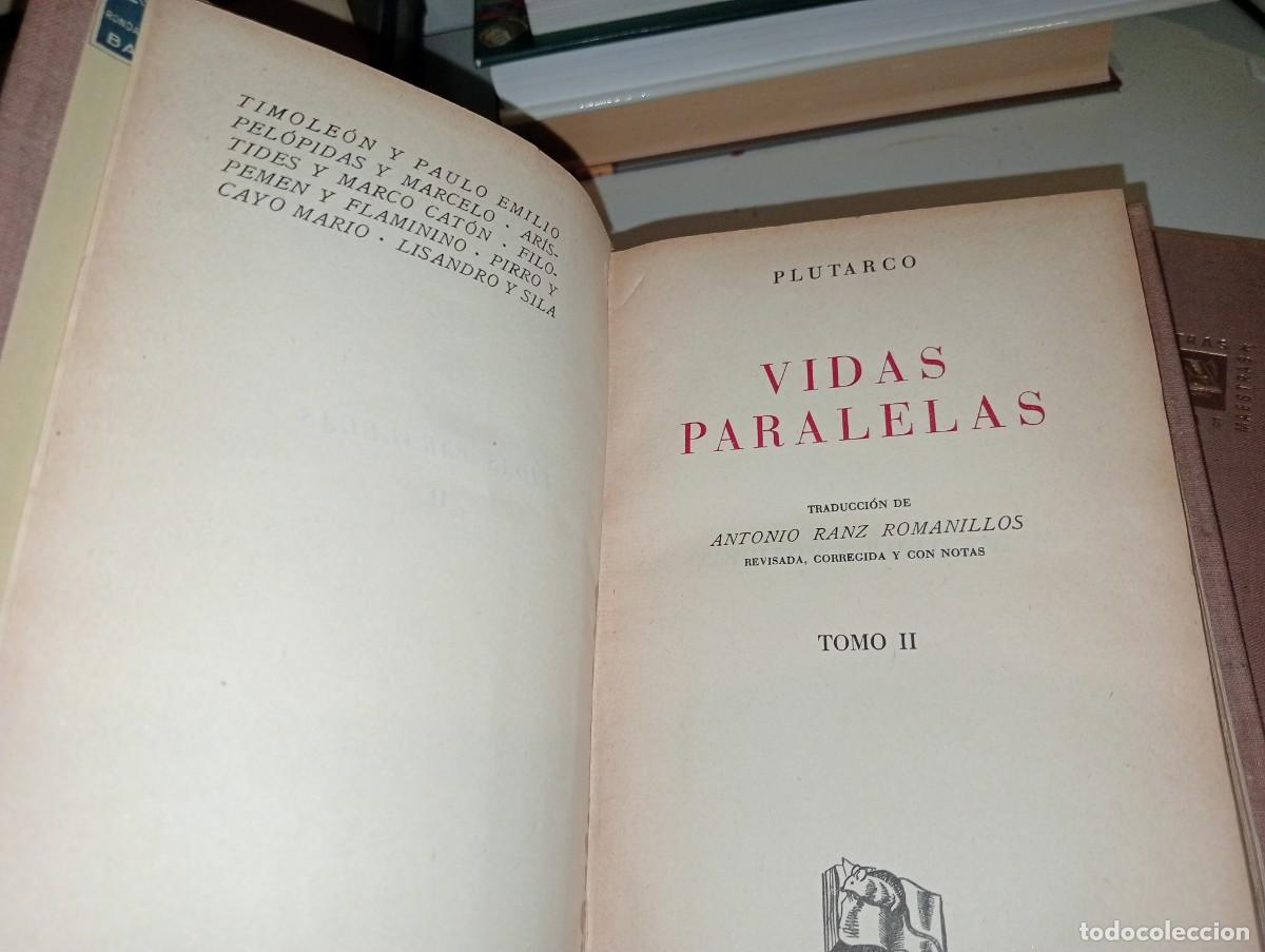 Libros: Vidas paralelas. Plutarco - Foto 4