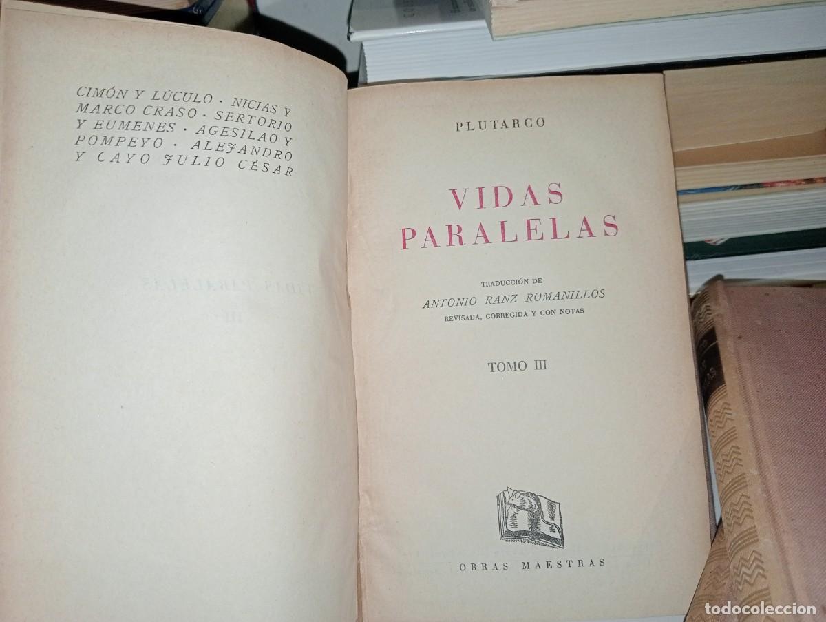 Libros: Vidas paralelas. Plutarco - Foto 5