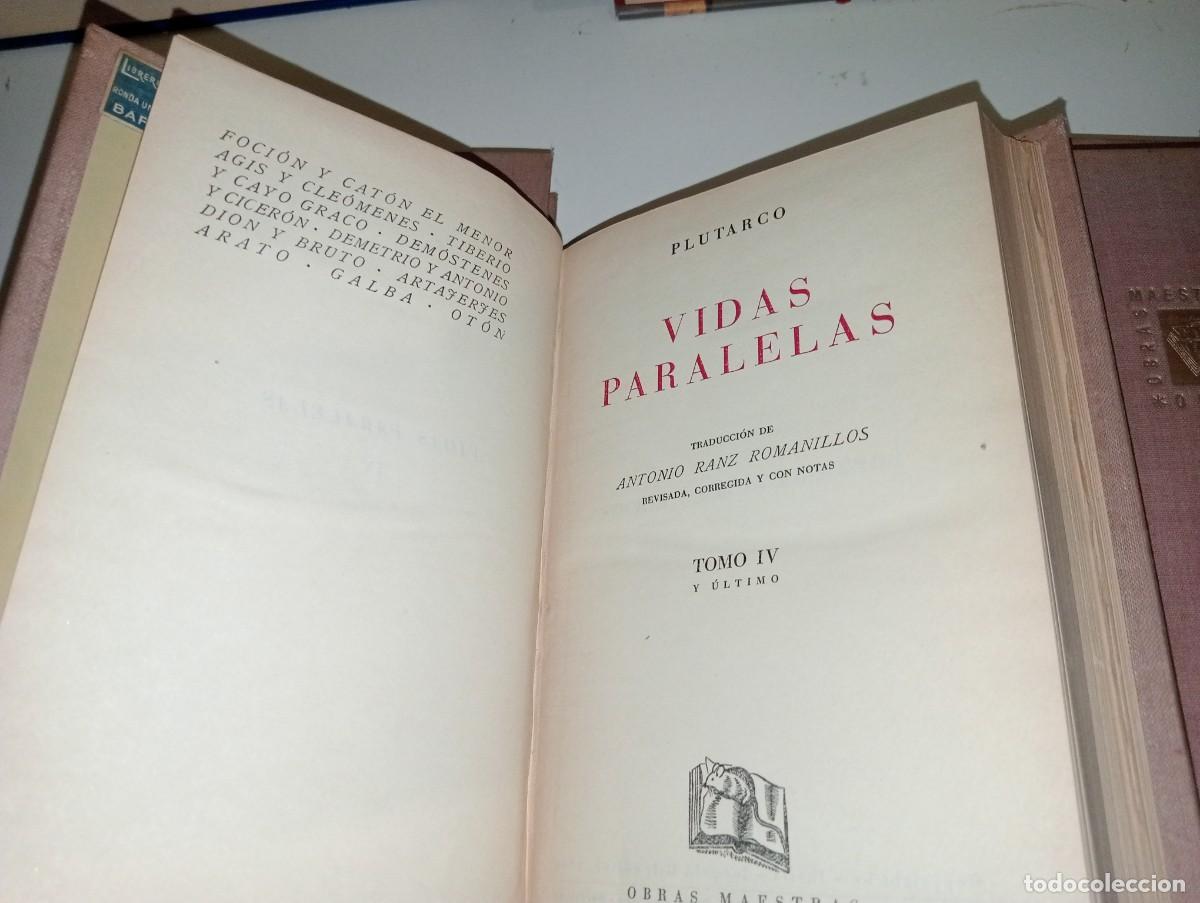 Libros: Vidas paralelas. Plutarco - Foto 6