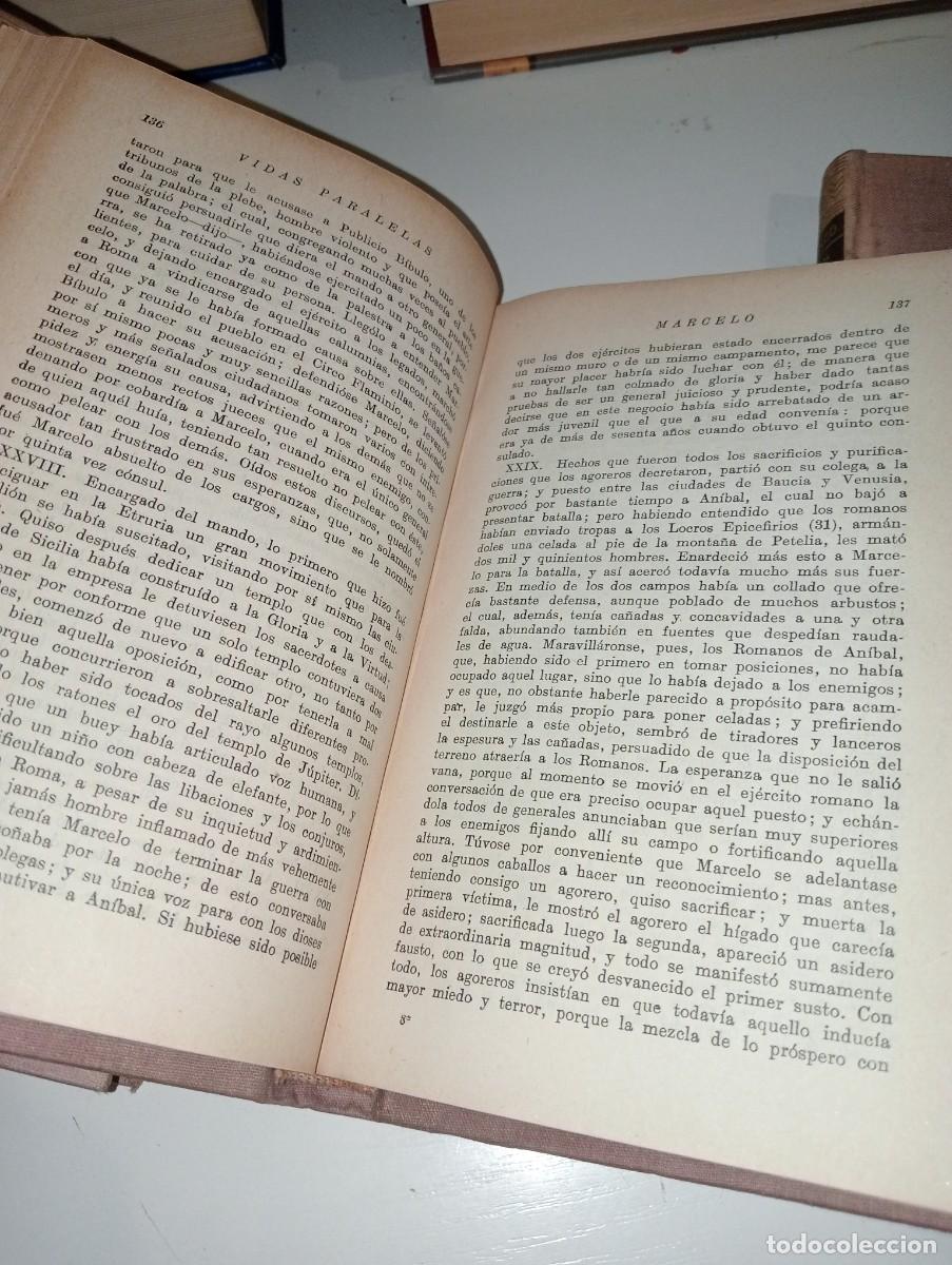 Libros: Vidas paralelas. Plutarco - Foto 8