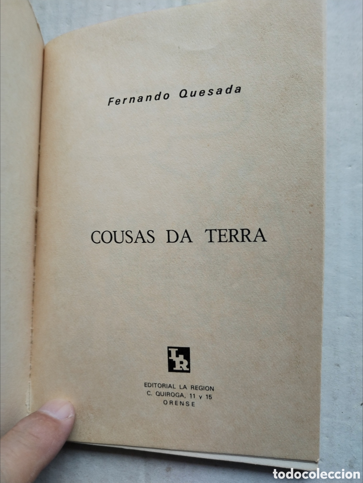 Libros: COUSAS DA TERRA/FERNANDO QUESADA - Foto 2