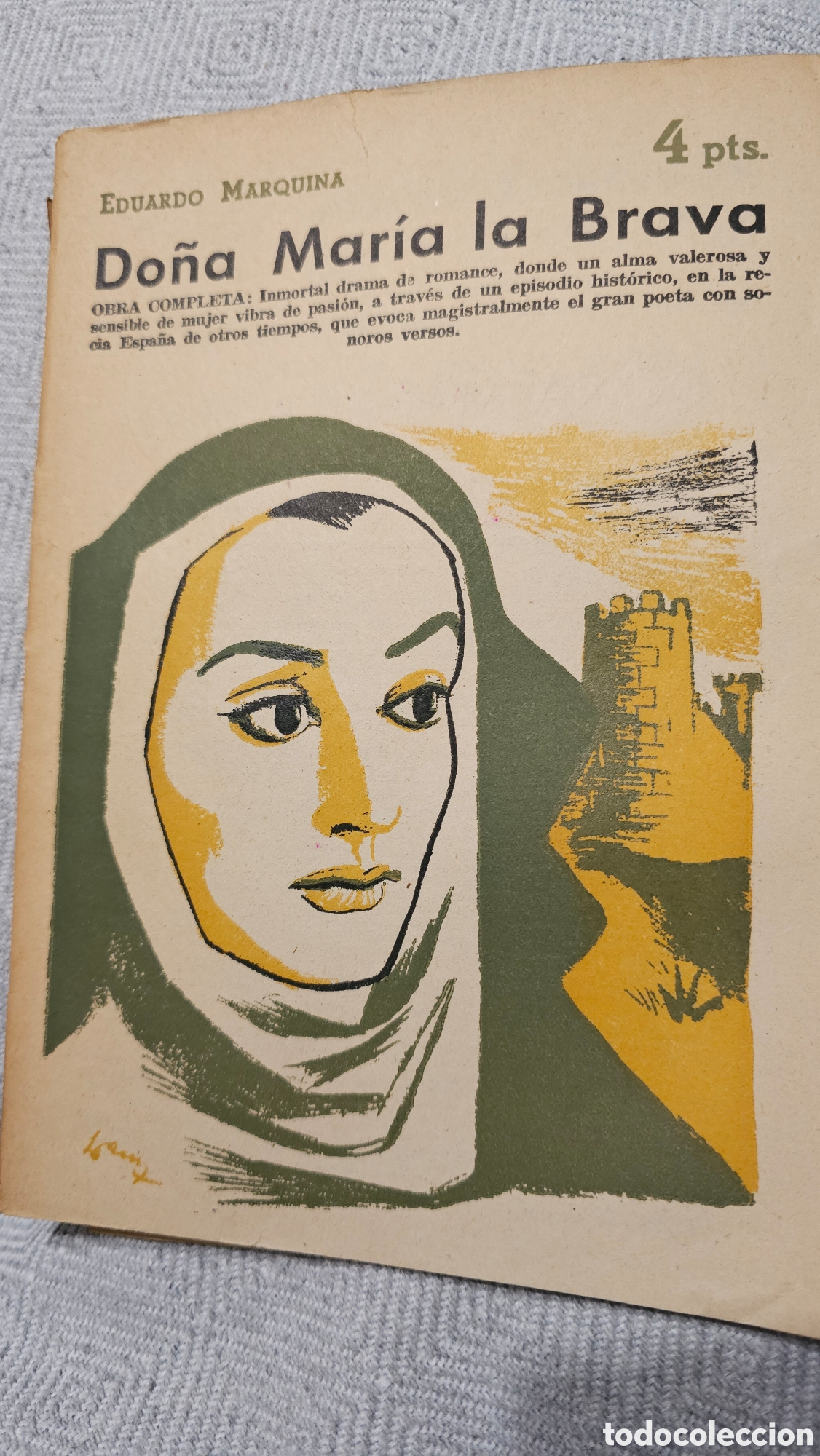 Libros: Do&ntilde;a Mar&iacute;a la brava - Eduardo Marquina - Foto 1