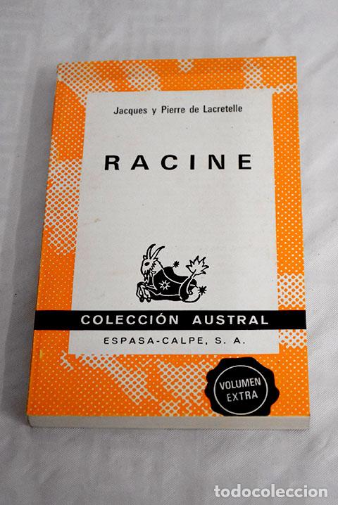 Libros: Racine: Lacretelle, Jacques de.- Lacretelle, Jacques de - Foto 1