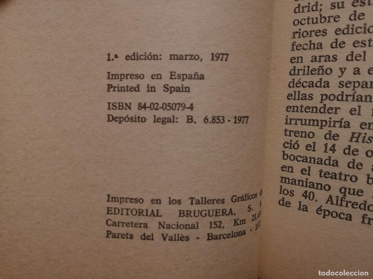 Libros: LIBRO - A&Ntilde;OS DIFICILES - A. BUERO VALLEJO - BRUGUERA - Foto 2