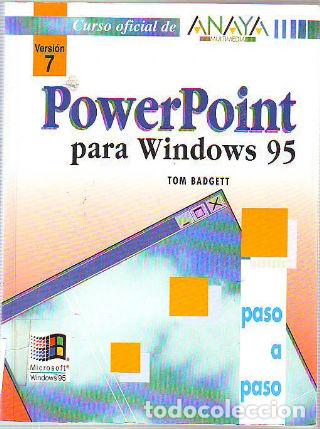 Libros: POWERPOINT PARA WINDOWS 95. - BADGETT Tom. - Foto 1