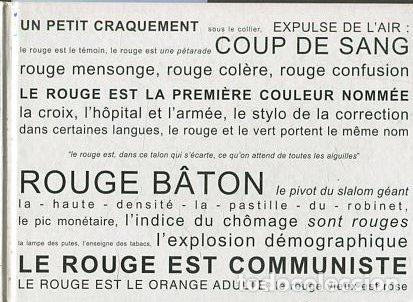 Libros: LE ROUGE EST COMMUNISTE. - BATON Rouge. - Foto 1