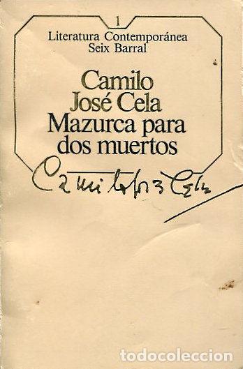 Libros: MAZURCA PARA DOS MUERTOS. - CELA Camilo Jos&eacute;. - Foto 1