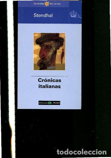 Libros: CRONICAS ITALIANAS. - STENDHAL. - Foto 1