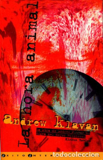 Libros: LA HORA ANIMAL. - KLAVAN Andrew. - Foto 1