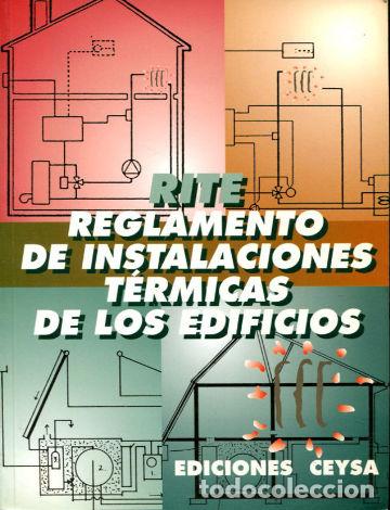 Libros: RITE. REGLAMENTO DE INSTALACIONES TERMICAS DE LOS EDIFICIOS. - - Foto 1