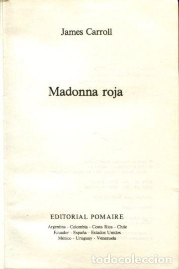 Libros: MADONNA ROJA. - CARROLL James. - Foto 1