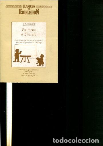 Libros: EN TORNO A DECROLY. - SEGERS J.A. - Foto 1