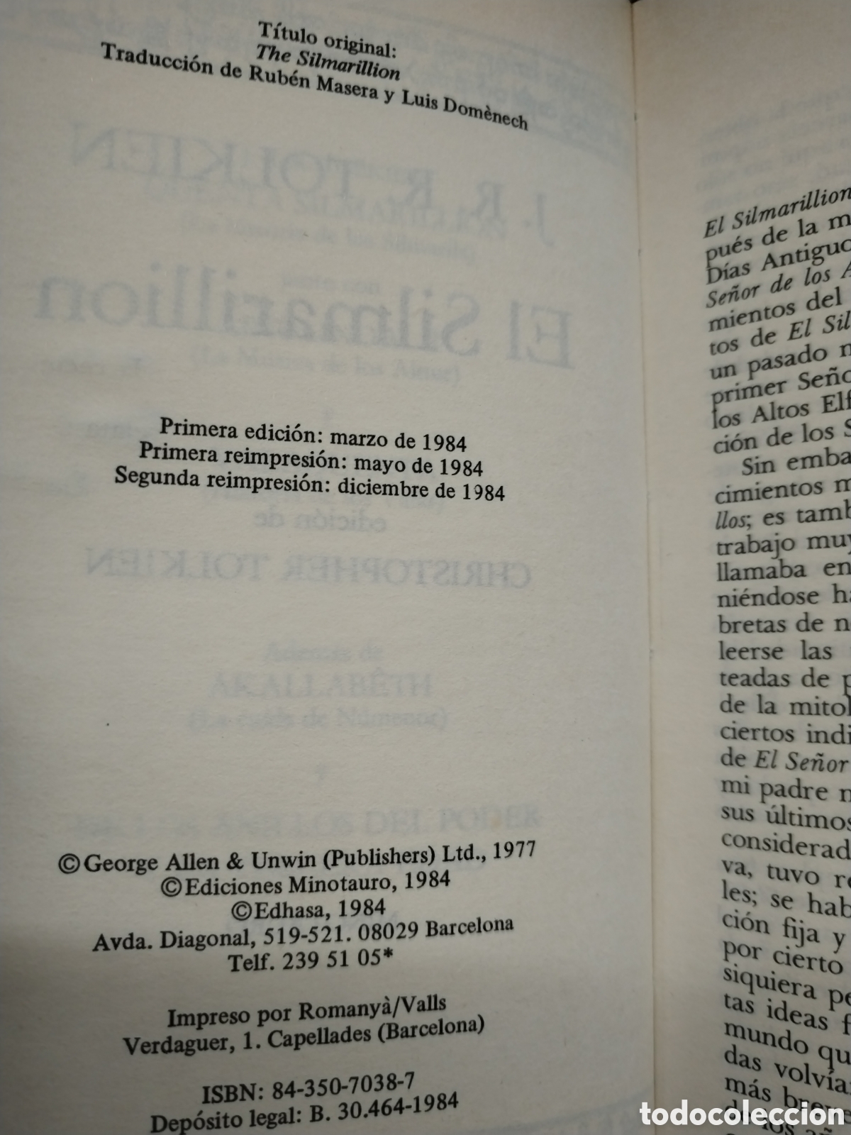 Libros: El silmarillion - TOLKIEN, J. R. R. - Foto 3