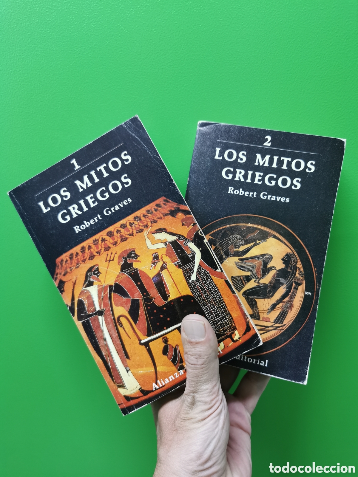 Libros: ROBERT GRAVES. LOS MITOS GRIEGOS (2 TOMOS) .ALIANZA - Foto 1