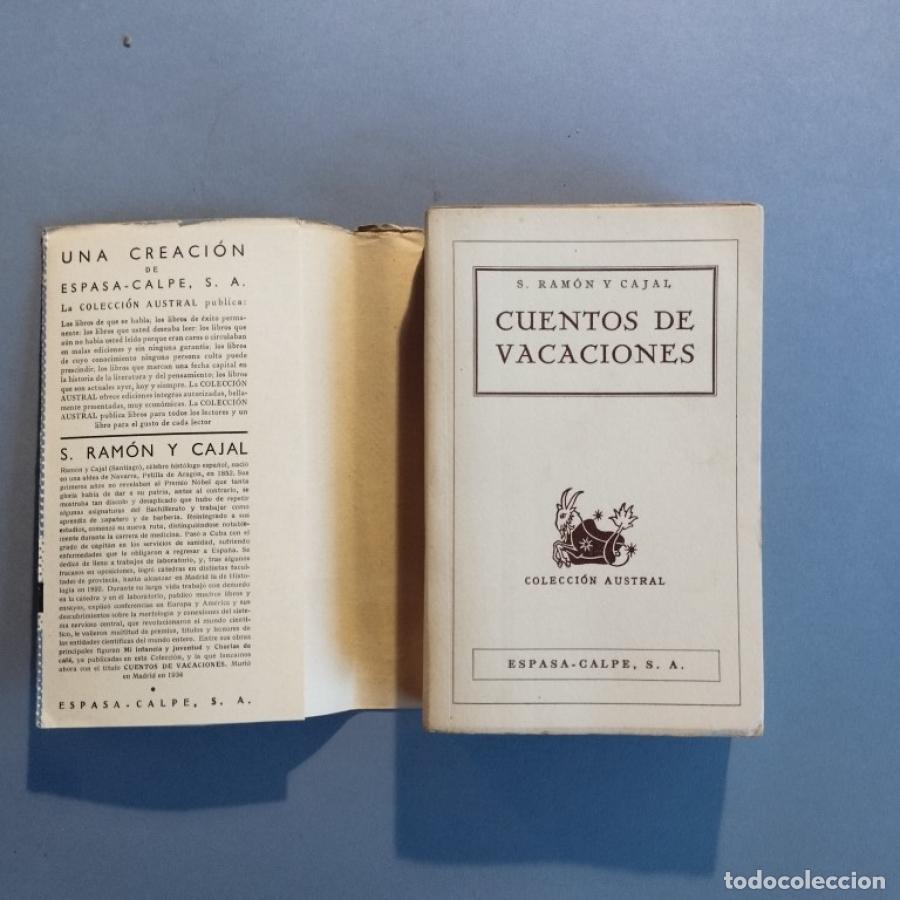 Libros: Cuentos de Vacaciones. - Ram&oacute;n y Cajal, Santiago. - Foto 2