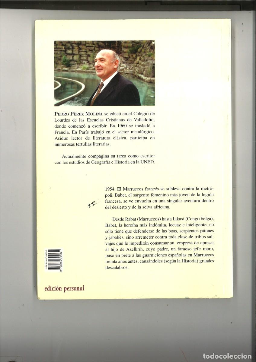 Libros: SARGENTO BABET. Pedro P&eacute;rez Molina - Foto 2