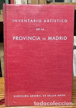 INVENTARIO ARTISTICO DE LA PROVINCIA DE MADRID