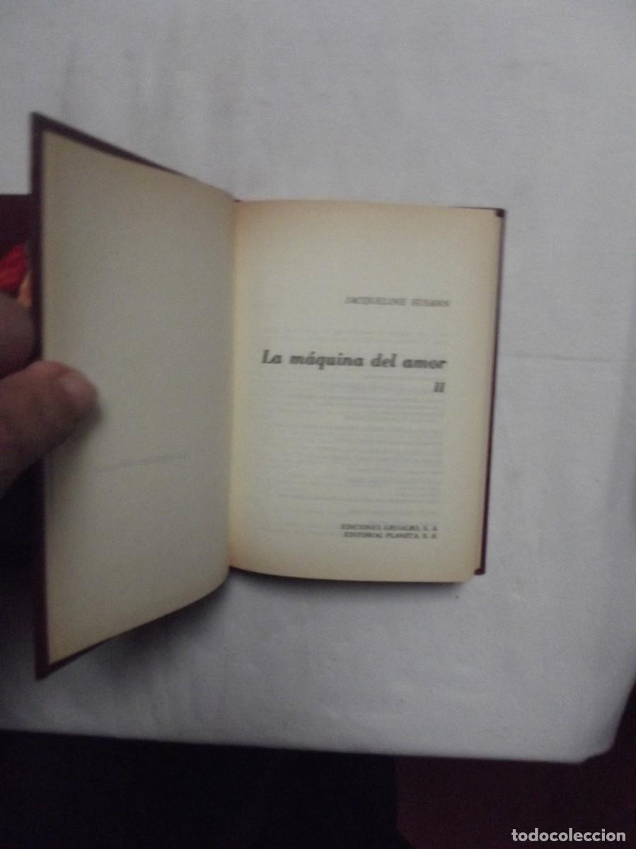 Libros: LA MAQUINA DEL AMOR DE JACQUELINE SUSANN 2 TOMOS - Foto 2