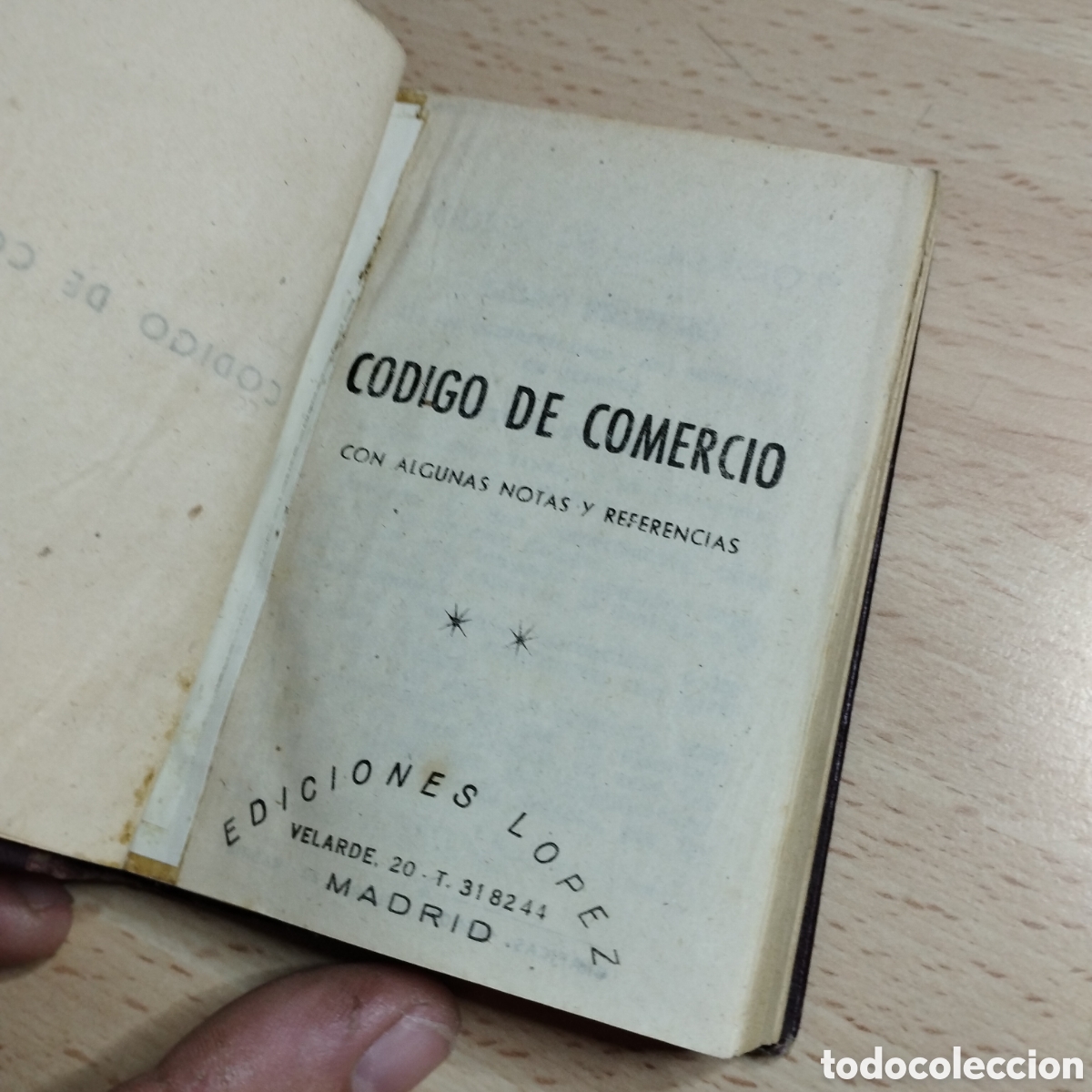 Libros: C&oacute;digo de Comercio. Ediciones L&oacute;pez. Madrid. - Foto 5