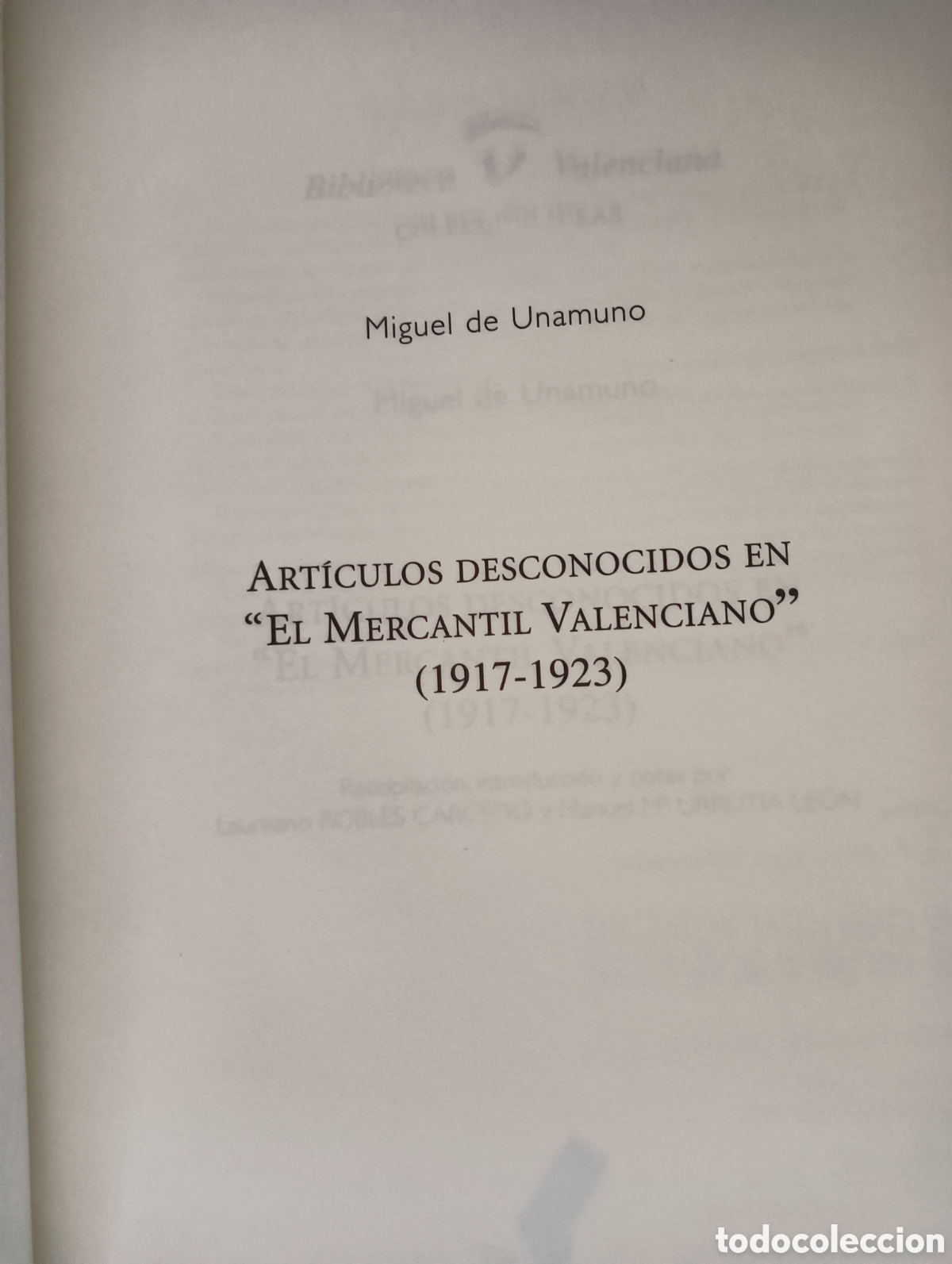 Libros: UNAMUNO ART&Iacute;CULOS DESCONOCIDOS - Foto 4