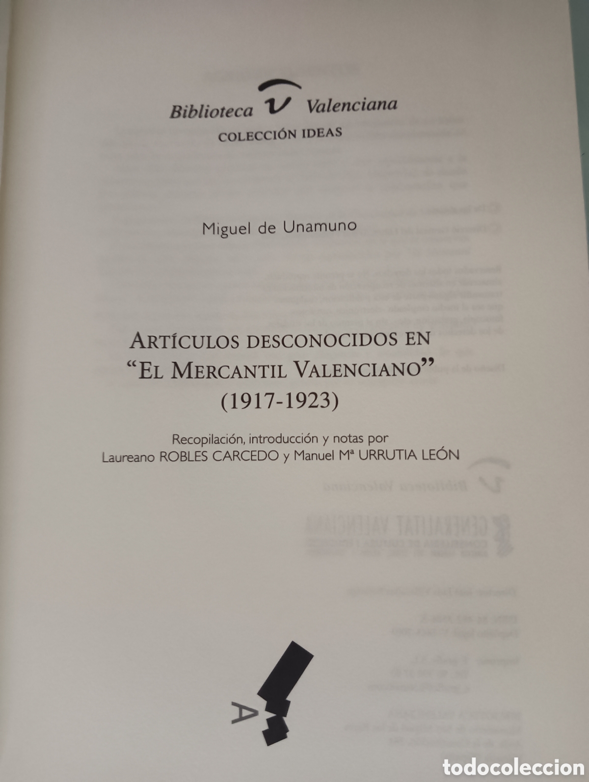 Libros: UNAMUNO ART&Iacute;CULOS DESCONOCIDOS - Foto 5